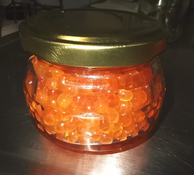 Pastoralized salmon roe 